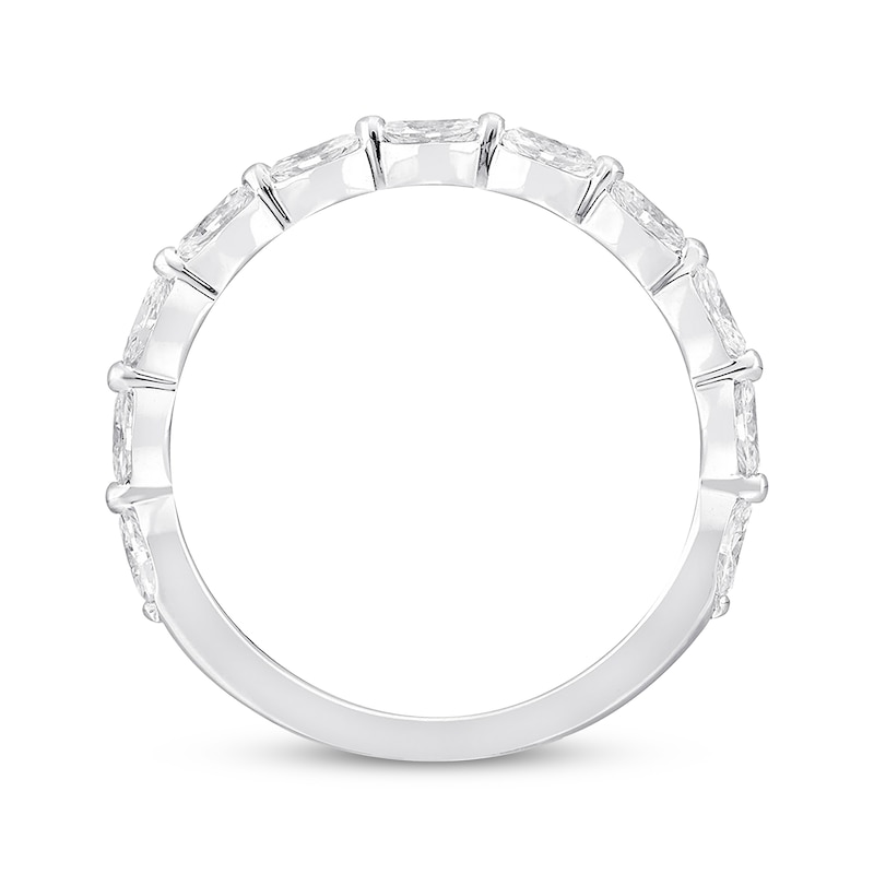 Previously Owned Neil Lane Premiere Diamond Anniversary Band 5/8 ct tw Marquise-cut 14K White Gold - Size 9