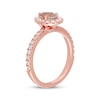 Thumbnail Image 1 of Previously Owned Neil Lane Morganite Engagement Ring 5/8 ct tw Pear & Round-cut 14K Rose Gold