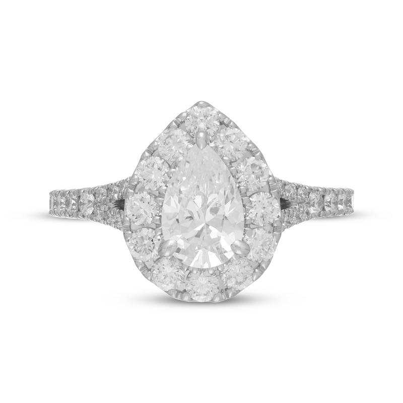 Kay Outlet Neil Lane Pear-Shaped Diamond Engagement Ring 1-7/8 ct tw 14K White Gold