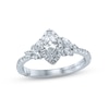 Thumbnail Image 0 of Previously Owned Monique Lhuillier Bliss Diamond Engagement Ring 1-1/8 ct tw Marquise & Round-cut 18K White Gold