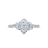 Thumbnail Image 1 of Previously Owned Monique Lhuillier Bliss Diamond Engagement Ring 1-1/8 ct tw Marquise & Round-cut 18K White Gold