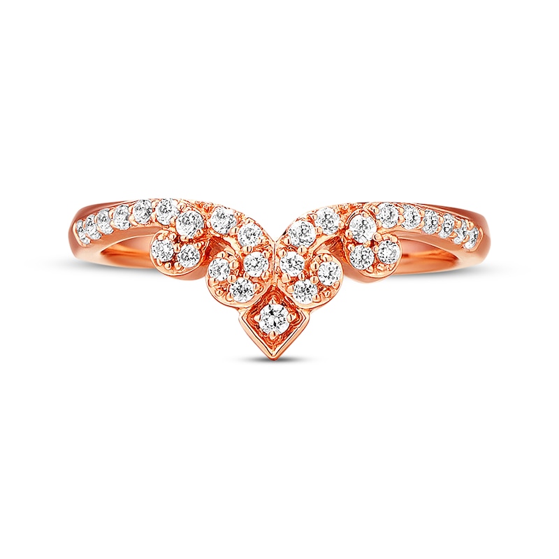 Main Image 4 of Previously Owned Diamond Anniversary Band 1/4 ct tw Round-cut 10K Rose Gold