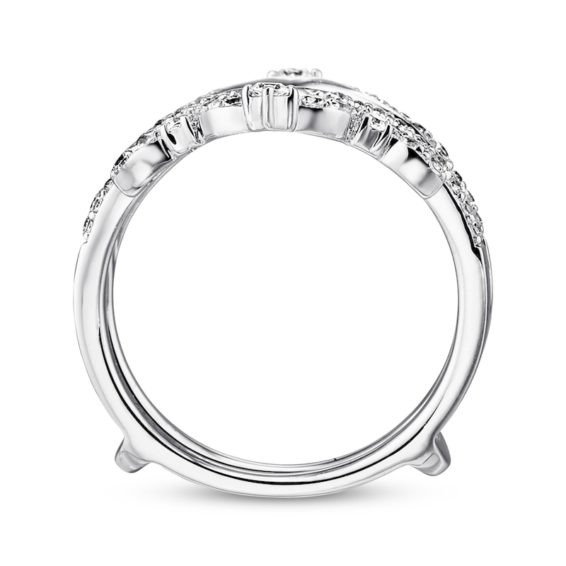 Main Image 3 of Previously Owned Diamond Enhancer Ring 1/2 ct tw Round-cut 14K White Gold