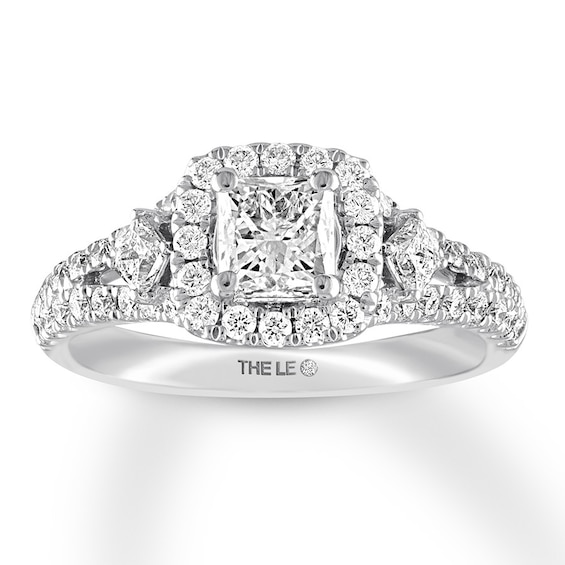 Previously Owned THE LEO Diamond Engagement Ring 1-1/8 Carats tw 14K White Gold