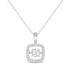 Thumbnail Image 1 of Previously Owned Unstoppable Love Necklace 1/2 ct tw 10K White Gold 19&quot;