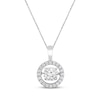 Thumbnail Image 0 of Previously Owned Unstoppable Love Necklace 1 ct tw 10K White Gold 19"