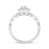 Thumbnail Image 3 of Previously Owned Diamond Engagement Ring 3/8 ct tw Round-cut 10K White Gold