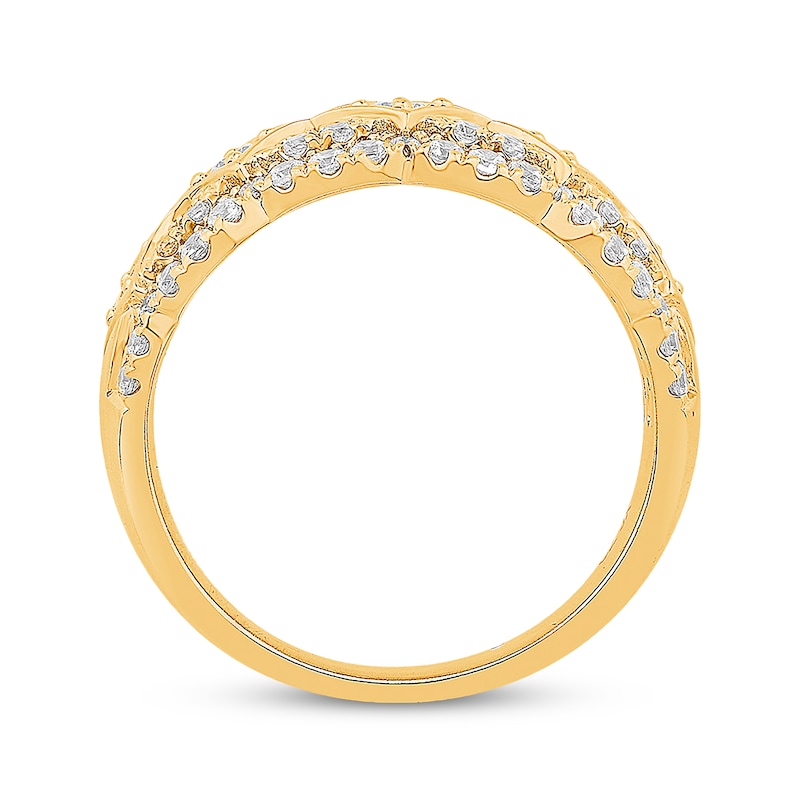 Main Image 3 of Previously Owned Diamond Anniversary Band 7/8 ct tw Round-cut 14K Yellow Gold