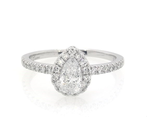 Previously Owned Neil Lane Pear-Shaped Diamond Engagement Ring -/ ct tw 14K White Gold