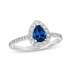 Thumbnail Image 1 of Previously Owned Le Vian Sapphire Ring 3/8 ct tw Diamonds 14K Vanilla Gold