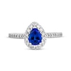 Thumbnail Image 4 of Previously Owned Le Vian Sapphire Ring 3/8 ct tw Diamonds 14K Vanilla Gold