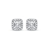 Thumbnail Image 2 of Previously Owned Diamond Earrings 1/4 ct tw Princess-cut 10K White Gold