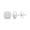 Thumbnail Image 2 of Previously Owned Diamond Stud Earrings 1/2 ct tw Round-Cut 10K White Gold