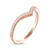 Thumbnail Image 2 of Previously Owned Diamond Wedding Band 1/8 ct tw Round-cut 14K Rose Gold