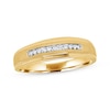 Thumbnail Image 0 of Previously Owned Men's Diamond Wedding Band 1/10 ct tw Round-cut 10K Yellow Gold