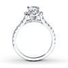 Thumbnail Image 2 of Previously Owned Neil Lane Engagement Ring 1-1/2 ct tw Oval & Round-cut Diamonds 14K White Gold Size 5.5