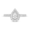 Thumbnail Image 2 of Previously Owned Neil Lane Diamond Engagement Ring 1 ct tw Pear & Round-cut 14K White Gold - Size 5