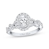 Thumbnail Image 0 of Previously Owned Neil Lane Engagement Diamond Ring 1-1/6 ct tw Oval & Round-cut 14K White Gold - Size 4