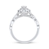 Thumbnail Image 2 of Previously Owned Neil Lane Engagement Diamond Ring 1-1/6 ct tw Oval & Round-cut 14K White Gold - Size 4