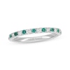 Thumbnail Image 0 of Previously Owned Neil Lane Emerald Anniversary Band 1/5 ct tw Round-cut Diamonds 14K White Gold - Size 5