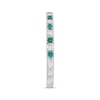 Thumbnail Image 1 of Previously Owned Neil Lane Emerald Anniversary Band 1/5 ct tw Round-cut Diamonds 14K White Gold - Size 5