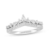 Thumbnail Image 1 of Previously Owned Neil Lane Diamond Anniversary Band 1/2 ct tw Marquise, Pear & Round-cut 14K White Gold