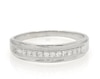 Thumbnail Image 1 of Previously Owned Men's Diamond Milgrain Wedding Band 1/4 ct tw 10K White Gold