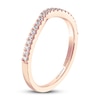 Thumbnail Image 2 of Previously Owned Adrianna Papell Diamond Wedding Band 1/8 ct tw Round-cut 14K Rose Gold