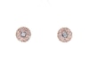 Thumbnail Image 1 of Previously Owned Diamond Earrings 3/8 ct tw Round-cut 10K Rose Gold