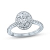 Thumbnail Image 0 of Previously Owned Monique Lhuillier Bliss Diamond Engagement Ring 1-1/4 ct tw Oval, Marquise & Round-cut 18K White Gold