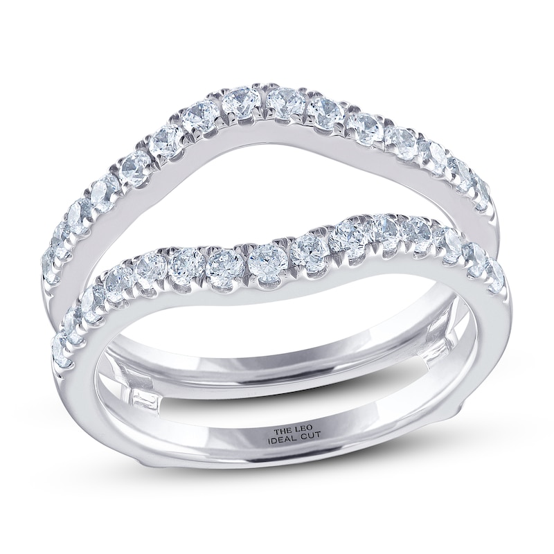 Main Image 1 of Previously Owned THE LEO Ideal Cut Diamond Enhancer Band 3/4 ct tw 14K White Gold