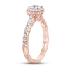 Thumbnail Image 3 of Previously Owned Monique Lhuillier Bliss Diamond Engagement Ring 7/8 ct tw Princess & Round-cut 18K Rose Gold