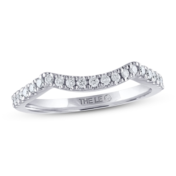 Previously Owned THE LEO Diamond Wedding Band 1/5 ct tw Round-cut 14K White Gold