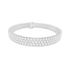 Thumbnail Image 0 of Lab-Grown Diamonds by KAY Triple-Row Bracelet 10 ct tw 10K White Gold 7.25"