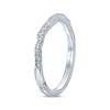 Thumbnail Image 1 of Previously Owned Monique Lhuillier Bliss Diamond Wedding Band 1/5 ct tw Round-cut 18K White Gold