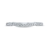 Thumbnail Image 3 of Previously Owned Monique Lhuillier Bliss Diamond Wedding Band 1/5 ct tw Round-cut 18K White Gold