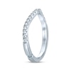 Thumbnail Image 1 of Previously Owned Monique Lhuillier Bliss Diamond Contour Anniversary Band 1/4 ct tw Round-cut 18K White Gold