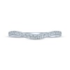 Thumbnail Image 3 of Previously Owned Monique Lhuillier Bliss Diamond Contour Anniversary Band 1/4 ct tw Round-cut 18K White Gold