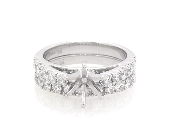 Previously Owned Diamond Bridal Setting 3/4 ct tw 14K White Gold