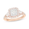 Thumbnail Image 0 of Previously Owned Monique Lhuillier Bliss Diamond Engagement Ring 1-1/6 ct tw Round & Pear-Shaped 18K Two-Tone Gold