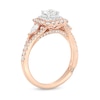 Thumbnail Image 1 of Previously Owned Monique Lhuillier Bliss Diamond Engagement Ring 1-1/6 ct tw Round & Pear-Shaped 18K Two-Tone Gold