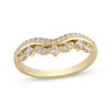 Thumbnail Image 0 of Previously Owned Diamond Contour Ring 1/3 ct tw Round-cut 14K Yellow Gold