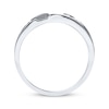 Thumbnail Image 3 of Previously Owned Men's Diamond Wedding Band 1/5 ct tw Round-cut 10K White Gold