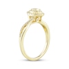 Thumbnail Image 2 of Previously Owned Diamond Engagement Ring 1/2 ct tw Pear & Round-cut 14K Yellow Gold