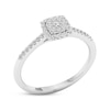 Thumbnail Image 2 of Previously Owned Diamond Engagement Ring 1/4 ct tw Round-cut 10K White Gold Size 8