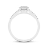 Thumbnail Image 4 of Previously Owned Diamond Engagement Ring 1/4 ct tw Round-cut 10K White Gold Size 8