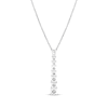 Thumbnail Image 3 of Previously Owned Diamond Necklace 3/4 ct tw Round-cut 14K White Gold