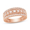 Thumbnail Image 1 of Previously Owned Diamond Anniversary Ring 1/2 ct tw Round-cut 10K Rose Gold