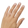 Thumbnail Image 4 of Previously Owned Diamond Anniversary Ring 1/2 ct tw Round-cut 10K Rose Gold