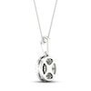 Thumbnail Image 4 of Previously Owned Multi-Diamond Necklace 1/4 ct tw Round-Cut 10K White Gold 18&quot;